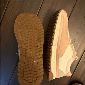 Madewell Pink and White Sneakers